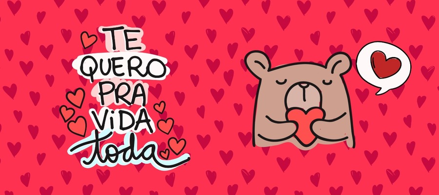 Caneca Te quero para vida toda